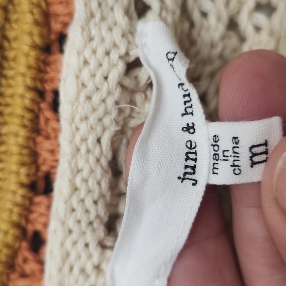 Boho Crochet Crop Top Y2k Blokecore Sexy Flirty Artsy Coquette feminine Beach - Picture 8 of 10